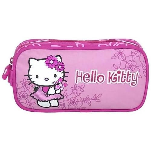 Neceser Portatodo Lapicero Hello Kitty Rosa 22x11X5cm