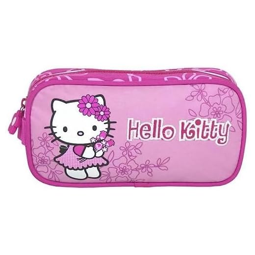 Neceser Portatodo Lapicero Hello Kitty Rosa 22x11X5cm