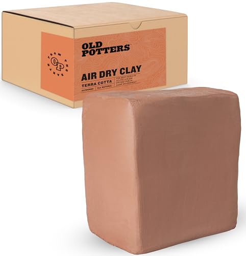Old Potters Premium Air Dry Clay, Terra Cotta, 10 lbs