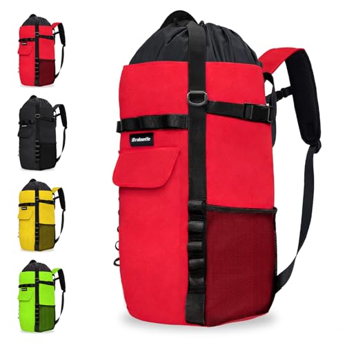 Brobantle Climbing Rope Bag Large Capacity Arborist Tree Rope Storage Bag Waterproof Outdoor Rock Climbing Gear Bag