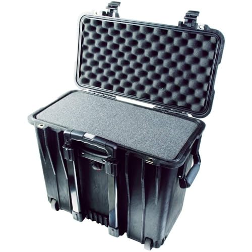 Maleta Pelican 1500 con espuma personalizada negra miniatura 3