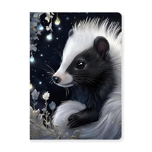 CafePress Cute Baby Skunk Soft Cover Journal Notebook, Personal Diary