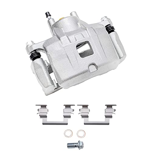 Image of Detroit Axle - Front Brake Pads Right Disc Caliper Replacement for 2007-2014 Chrysler 200 Sebring Avenger Caliber Compass Patriot - 3pc Set