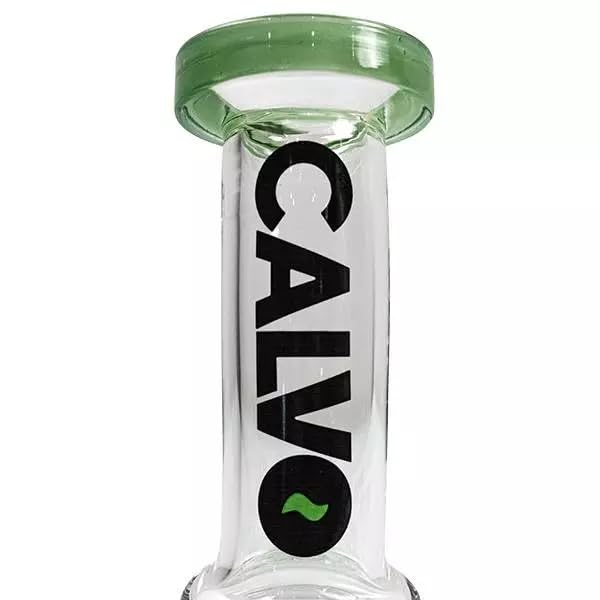 Pipa de Agua | Calvo Glass - Bee Rig Lite Verde 19cm con Percolador