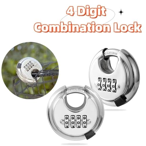 Cadenas acier inoxydable de haute qualité à code 4 chiffres