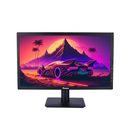 HASONS Trading Monitor, Monitor for Gaming Computer, 21.5 Inch (54.61 cm) Full HD (1080p), TN Panel Monitor Full LED I 100Hz Refresh I 250 Nits I HDMI & VGA Ports with HDMI Cable I HASONSTN222