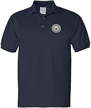 ALLNTRENDS Men's Polo T Shirt Department of Defense Embroidered USA Ministry