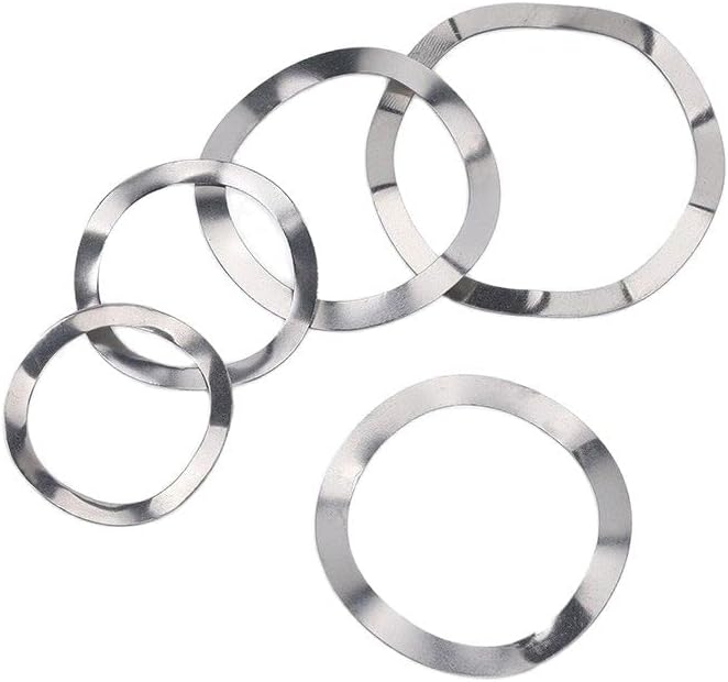 (ID)27mm*(OD)34mm*(H)0.4mm Stainless Steel 304 SS Wave Spring Washer 50pcs/lot