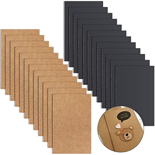 Jekkis 24 Pack Mini Notebooks Bulk, Journal Notebooks Set Pocket Notepad, Small Notebooks Journals, Portable Mini Lined Memo Notepad, 3.5 x 5.5 Inches, 24 Sheets/48 Pages