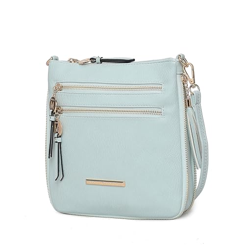 Image of MKF Collection Crossbody Bag for Women, Vegan Leather Expandable Messenger Purse, Pocketbook Handbag Shoulder Bag by Mia K
