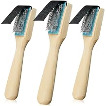 3 Pcs Dance Shoe Brush Suede Sole Wire Ballroom Dance Shoe Cleaner Wood Brush for Dancing Latin Footwear CleaningHalf Cover