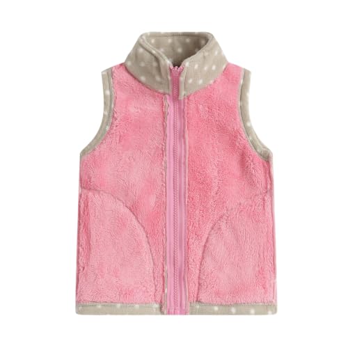 Image of Mud Kingdom Boys Girls Polar Fleece Vest Winter Thick Warm Outerwear Funny Cartoon