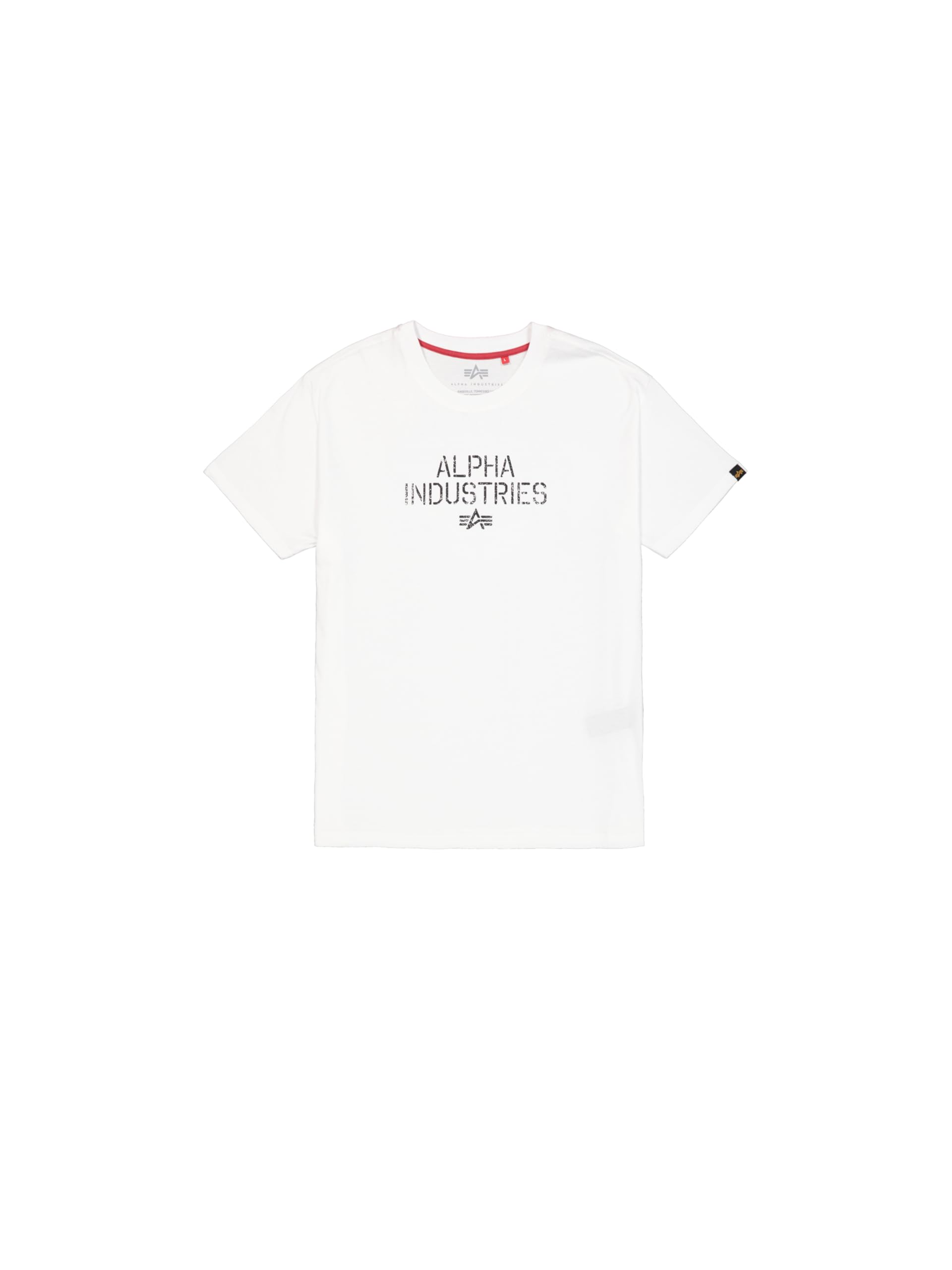 Alpha Industries Men's Target Backprint T-Shirt, White, XXL