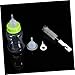 GANAZONO 4Pcs Silicone Pet Feeding Bottle for Puppies and Material Includes Cleaning Brushes Random Color for Easy Feeding and Cleaning