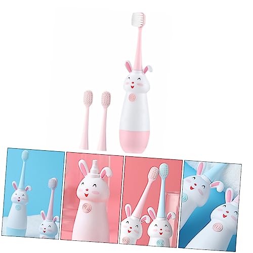 TOVINANNA 2 Sets Zahnbürsten Für Jungen Und Mädchen Bürste Elektrische Zahnbürste Für Jungen Und Mädchen Cartoon-design Elektrische Zahnbürste – Bild 4