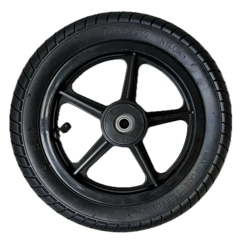 12 Zoll Rollstuhl-Hinterrad, Komplettrad, Ersatzrad, Robuster 12 1/2 x 2...
