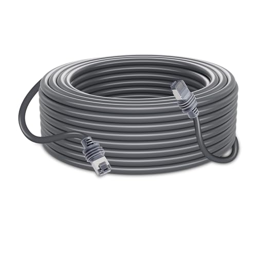 VEVOR Starlink Gen 3 Cable, 150 FT, 24 AWG Copper Core, Durable Extension Cable for Standard Generation 3, Compatible with Starlink Rectangular Satellite V3, Flexible Wiring for RV, Backyard, Camping
