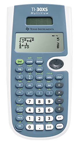 Texas Instruments TI-30XS MultiView kalkulator szkolny (do 4-liniowego wyświetlacza, zasilanie energią słoneczną i baterią)