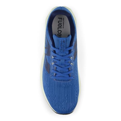 New Balance New Balance Men's FuelCell Propel V5 Running Shoe, Sea Stone/Olivine/Mineral, 13 W