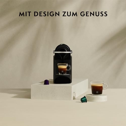 Foto von Krups Nespresso NespressoKapselmaschine Pixie XN304T | 19 Bar Druck | Automatische Abschaltung | Itelligente Espressomaschine | 0,7 L Wassertank | schwarz/ titan
