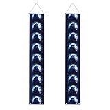 JKIEGOQ Mysterious Totoro Picture Graduation Porch Banner - Sturdy, Durable, Washable, and Reusable Graduation Decoration 12''x71''