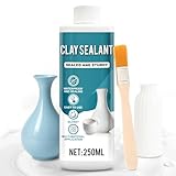 Miioto Sigillante per Gesso Ceramico, Sigillante Impermeabile Trasparente, Resistente Alle Crepe, Impermeabilizzante Trasparente per l'impermeabilizzazione e l'indurimento di Superfici Ceramiche 250ml