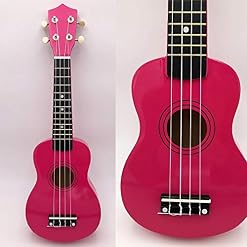 GaYouny Ukulélé hawaïen de 21 pouces en bois avec cordes en nylon de taille portable Ukulélé instrument de musique pour… – Image 6