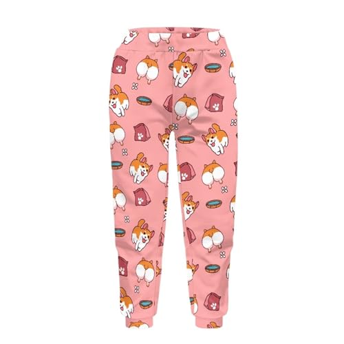 Boys Girls Stretchy Halloween Christmas Sweatpants with Pockets, Fit Long Pants Soft for Daily Life2