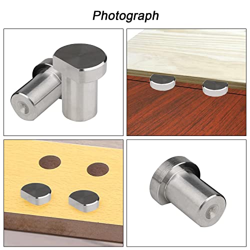 Pack of 4 Bench Dog Bench Hooks 20 mm, Aluminium Alloy Bench Dogs Bench Stops Bench Dog Clamp for T-Track - Image 4