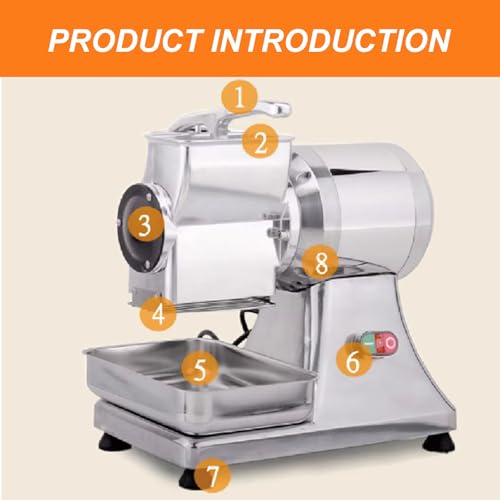 Rallador eléctrico comercial para queso multifuncional miniatura 4