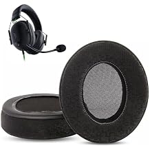 Blackshark V2X Earpads Replacement for Razer Blackshark V2X Headset Ear Cushions with Protein Leather and Memory Foam