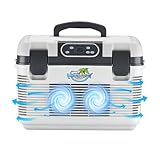 HANSHUMY 冷温庫 冷蔵庫 12L 保冷 保温 車載 ポータブル ミニ Amazon | 冷蔵庫 12L -10℃～65℃ 冷温庫 オンボードクーラー 保冷