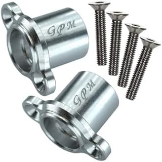 Losi 1:10 Baja Rey / Rock Rey / Hammer Rey U4 Upgrade Parts Aluminum Rear Axle Adapters - 1Pr Set Silver