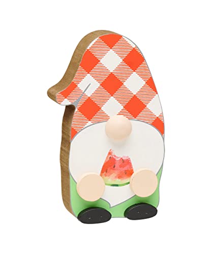 Collins-Painting-Gnome-Eating-a-Watermelon-Shelf-Sitter-Figurine-Cute-Wooden-Tabletop-Decoration-for-Spring-Summer-Home-Decor-Red Collins Painting Gnome Eating a Watermelon Shelf Sitter Figurine Cute Wooden Tabletop Decoration for Spring Summer Home Decor Red