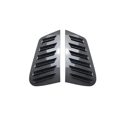 Persienne latérale Golf 4 en carbone pour volet de fenêtre arrière style sport