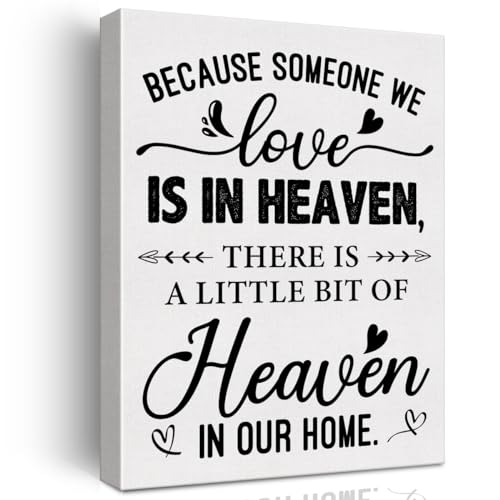 Memorial Gifts for Loss of Loved One Remembrance Poster Framed