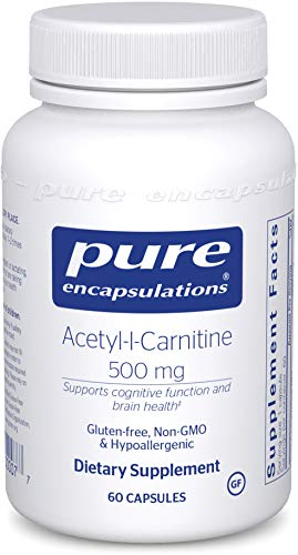 Pure Encapsulations Acetyl-l-Carnitine 500 mg | Memory Supplement for Brain, Mental Focus, and Emotional Wellness* | 60 Capsules