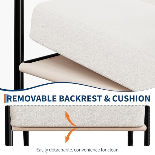 Sillón Plegable PU Blanco miniatura 7