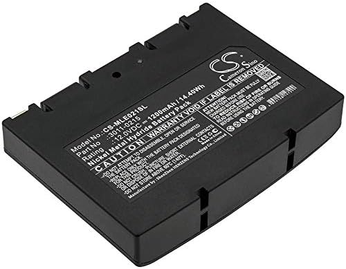 Replacement Battery for Minelab Eureka Gold Metal Detector Musketeer Advantage Metal Dete Sovereign Elite Metal Detector Sovereign GT Metal Detector 3011-0215 (1200mAh)