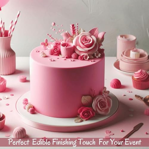 Image of Confect Old Rose Sugar Paste | Edible Sugar Paste | Fondant for Cake Decoration | Edible Fondant Chefs Choice for Cake Decorating - Vegan, Gluten-Free, Nut-Free, Palm Oil-Free - 1 Kg