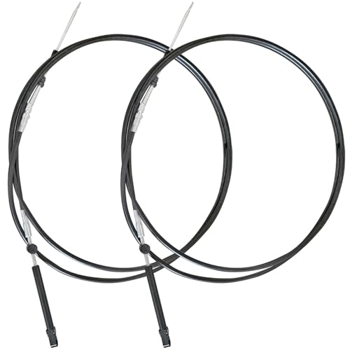 SDSXDYVME 2PCS 15FT GEN II Throttle Shift Remote Control Cable Compatible with Mariner/fit fit for Mercury/fit fit for MerCruiser, Boat Throttle Cable Replace CC18915 by SDSXDYVME - Used condition - Image 2