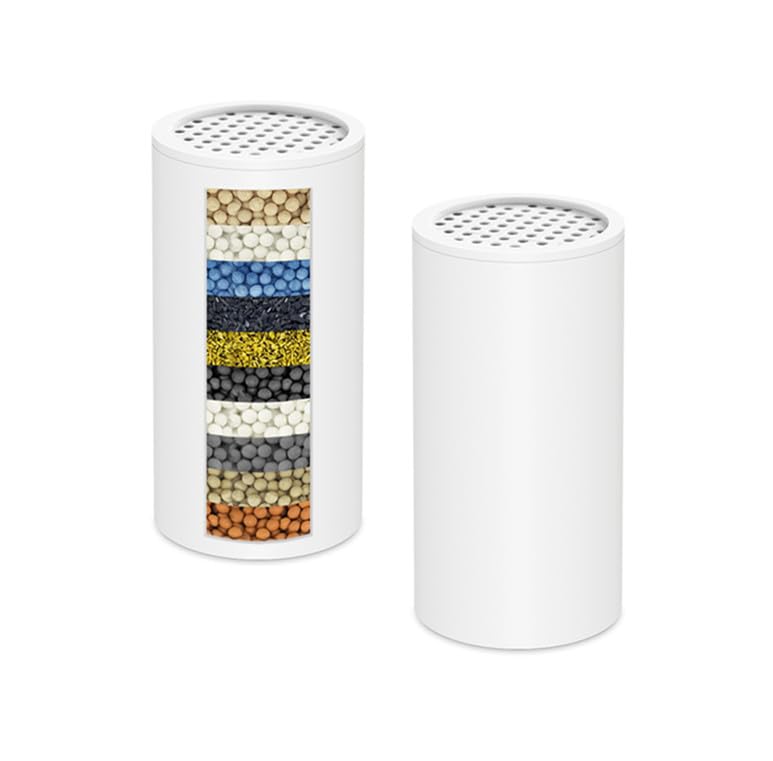 Système filtration douche eau dure AWO cartouches de rechange pour pommeau de douche