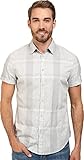 Calvin Klein Jeans Men's Thunder Plaid Short-Sleeve Woven Shirt