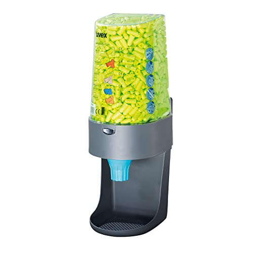 uvex Dispenser 'one2click' gefüllt mit uvex x-fit Grau