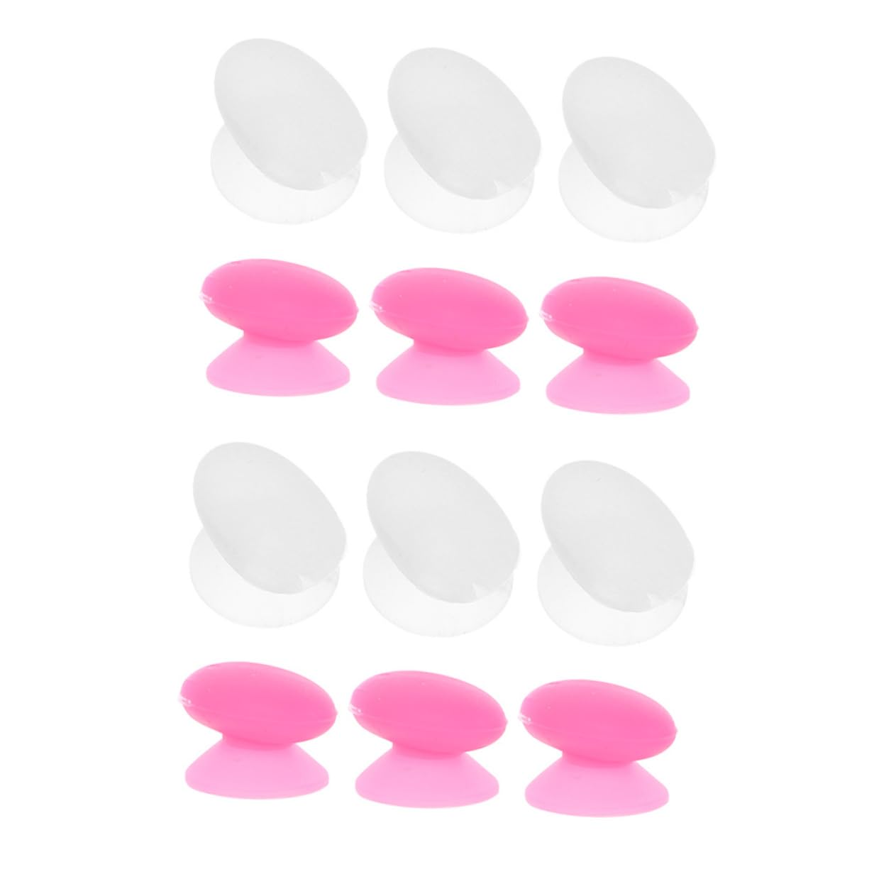 NOLITOY 12pcs Lip Brush Covers Silicone Material Eyeshadow Stick Cover Lip Brush Protector Waterproof