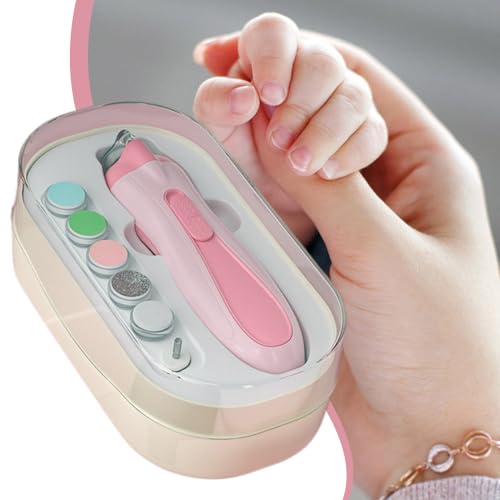 Lime à ongles électrique bébé kit polissage LED à piles - 3