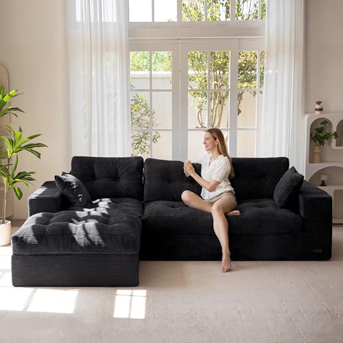 MAXYOYO Sofa mit Schlaffunktion Ecksofa