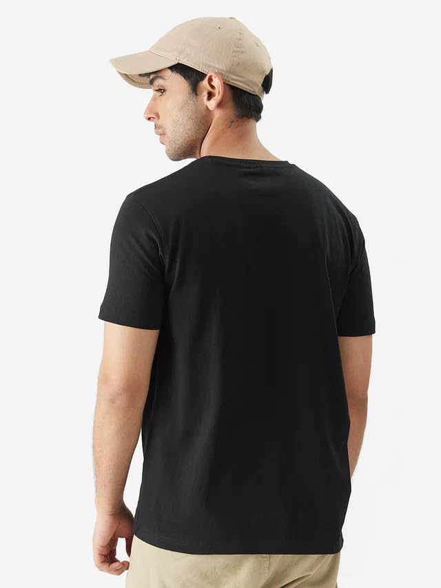 Image of INKKR Men's Solid Regular Fit T-Shirt