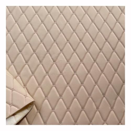 Tissu vinyle imitation cuir robuste 1.6x3m idéal pour coudre des housses de siège durables