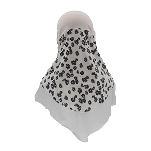 Baby Girls Hijab Scarf Muslim Hijabs Headscarf for Child with Bowknot Pattern